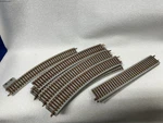 22 Pc. Ho Scale Gilbert Co. Model Train Track, 18 X16C339, X16C151, X16C338. Fixed Price $40.00.