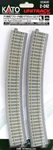 Ho Kato Unitrack 2-242 Superelevated Concrete Ties Easement Curve 28-3/4" Radius. Fixed Price $21.25.