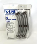 K-line Electric Trains O27 Gauge 4 Curved Tracks K-201 New. Fixed Price $12.99.