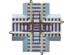 Lionel American Flyer Fastrack 90-DEGREE Crossing 6-49864. Fixed Price $39.98.