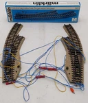 Marklin 5140 Ho Curved Electric 2-WAY Switches/turnouts (pair Of 2) Ex/box. Fixed Price $22.03.