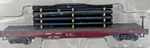 Bachmann Silver Series Ho 18923 Flat Car W/ Pipe Load Union Pacific - New In Box. Fixed Price $97.15.