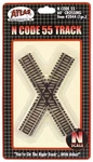 Atlas Scale Code 55 60-DEGREE Crossing Model Train Track. Fixed Price $10.99.