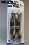 Bachmann E-z Ho 22" Radius Curve Sections (4) Train Gray Eztrack BAC44503. Fixed Price $16.44.
