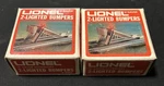 Lionel 6-2290 Gauge Illuminated Bumpers (set Of X (2) Total 4. Fixed Price $24.25.