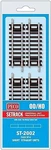 Peco Code 100 Short Straight Track (4) - Scale Nickel Silver Model Train. Fixed Price $12.41.