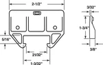 Prime-line 221904 Orange Plastic White Saddles Drawer Track Guide Kit. Fixed Price $7.71.