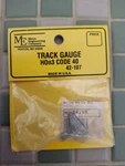 New Micro Engineering Company Track Gauge HON3 Code 40 #42-107. Fixed Price $16.99.