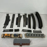 Tyco Ho Train Tracks Lot Snap Turnout Switch Rerailer Curve Plasticville Tractor. Fixed Price $34.96.