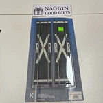 K-line Lionel Superstreets Track 6-21575 10" Railroad Crossing Straight Gauge. Fixed Price $22.95.