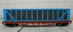 Scale Bachmann Super Shock Control Pulp Wood Flatcar Atsf #90850. Fixed Price $15.99.