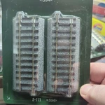 Kato #2-111 Ho Gauge Unitrack Ground Level 94MM Straight (2 Pcs). Fixed Price $11.49.