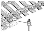 Conductor Rail Chairs, For Code 60 Peco IL-120. Fixed Price $17.17.