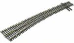 Peco SL-E8377 New 2025 Ho #7 Code Left Hand Curved Turnout Electrofrog. Fixed Price $55.91.