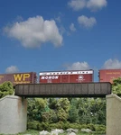 Walthers 933-4502 Ho 70' Single-track Railroad Through Girder Bridge Kit. Fixed Price $27.03.