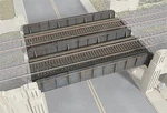 Walthers Cornerstone Through Plate-girder Bridge Kit 3-5/8 X 3-1/8 933-3820. Fixed Price $34.98.