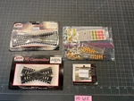 Atlas Ho Train 19 & 30 Degree Crossing Nickel Silver Track W/ Connectors Lot. Fixed Price $17.95.