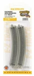 Bachmann Auto-reversing Track W/nickel Silver Rail & Gray Roadbed E-z 44849. Fixed Price $58.98.