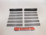 Rklin H0 20X 2200 Piece K-track Straight 18 Cm Very Good #DX768-1. Fixed Price $63.39.