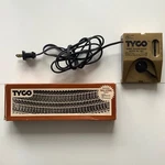 Tyco Transformer 895 Curve + Straight Tru Steel Silver Track Box Ho Train Set. Fixed Price $19.95.