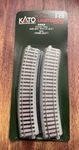 Kato Unitrack Ho Curved R490-22.5 Code 83 2-270 (4PCS). Fixed Price $15.65.