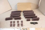 Fleischmann Ho Gauge Job Lot Of Straight Curve Power & Buffer Track 22OM. Fixed Price $184.31.