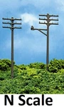 Scale Telephone Poles, 12 Total ATL-2801. Fixed Price $5.99.