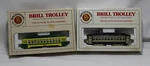 2X Bachmann Brill Trolley Ho Hershey #9 & No. 304 Set, New. Fixed Price $89.00.