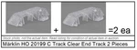 New 20199 Marklin Ho "c" Track , Clear End Pieces; Lot Of. Fixed Price $20.75.