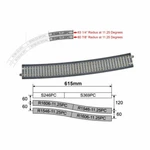 Kato Usa 2-331 Ho Scale 1606MM 11.25 Concrete Tie Large Radius Curve Track (4). Fixed Price $19.69.