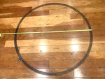 Lionel Rails H0 - 18" 0988 Corvet Track 6 Pcs Full Circle, Used. Diameter 37". Fixed Price $12.00.