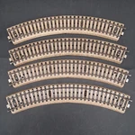 Lot Of 4 Marklin 5120 Ho Gauge Track Curve Rail. Fixed Price $8.99.