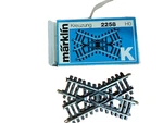 Marklin 2258 Crossing "k" Track 45 Degree New Box. Fixed Price $15.96.