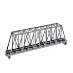 New Kato Silver 248MM (9 3/4") Single Track Truss Bridge Scale 20-433. Fixed Price $21.09.