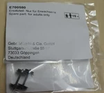 Ho - Marklin 700580 Spare Or. Mfg. Dc Exchange Wheels (set Of 2) L24.4MM Nib. Fixed Price $8.00.