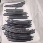 Bachmann E-z Ho 18" 30 Curved Track, 15 Pieces & 9" Straight Black. Fixed Price $45.00.