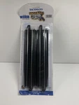 Bachmann 44411 Ho 9" Straight Ez Track (4) Nickel Silver Black Roadbed. Fixed Price $9.99.