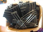 Lot Of Vintage Lionel Train Tracks And Two Switches - 33 Straight 22 Curved. Fixed Price $50.00.