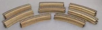 Marklin Ho Assorted Curved Track Sections: 5100, 5206 40 Ex. Fixed Price $37.00.