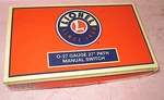 Lionel 6-5022 Right Hand Manual O27 Control Switch Compete & New In Box. Fixed Price $18.49.