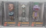 Lot Of 3 New Jeff Dunham Headknocker Talking / Walter & Achmed Peanut Neca. Fixed Price $79.99.