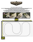 Kato Scale Unitrack 4X8 3 Ring Layout Set + Digitrax DCS52 Dcc. Fixed Price $375.00.