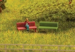 Walthers Ho Scale Model Railroad Scenery Kit Benches (8-PACK). Fixed Price $6.89.