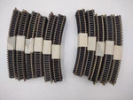 Life-like Ho Scale Curved Brass Track 110PC Lot Radius Model Railroad Train. Fixed Price $84.95.