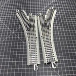 Bachmann Ho E-z-track Right & Left Manual Switch Turnout H4561B Train Gray B3. Fixed Price $47.95.