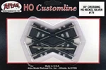 Atlas 174 Ho Custom-line Crossing Code 100 45-DEGREE, 3" 7.6CM. Fixed Price $16.99.
