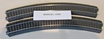 Marklin Ho Track - 20 1/4" R3 Curved Sections Pc. #24330. Fixed Price $10.95.