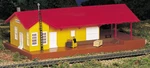 Bachmann Ho Lighted Freight Station #46216 Layout, Scenery,. Fixed Price $24.99.