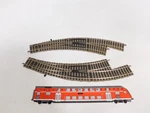 DO26-0.5# 2X Fleischmann Profi Track H0 Dc Curved Switch 6142 Very Good. Fixed Price $56.86.