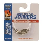 Life-like Ho Scale Code 100 Rail Joiners 433-3009 Package Of 48 Walthers. Fixed Price $11.87.